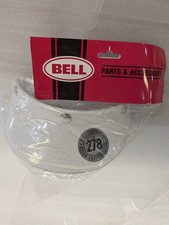 Bell 3 Snap 510 Visor (Steve McQueen Official replica) White peak (silver badge)