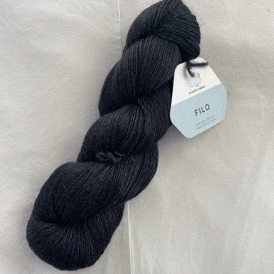 Cloud9 Fibers Filo - 1 hank - Jet - 100g - Wool/Silk