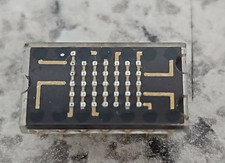 Vintage 1970s LED Numeric Display Module Clear DIP Gold Pins Calculator Rare