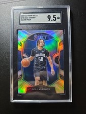 2020-21 Panini Select COLE ANTHONY Concourse Silver Prizm SGC 9.5