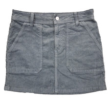 American Eagle High Rise Mini Skirt Size 2 Green Corduroy Stretch 90's Casual