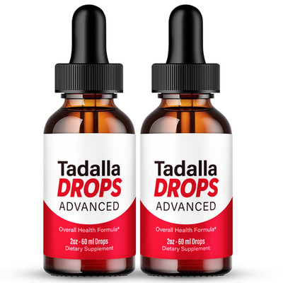 (2 Pack) Tadalla Drops, Advanced Liquid Drops for Blood Circulation Support