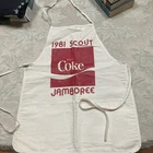 Vintage Coca Cola Apron 1981 Scout Jamboree