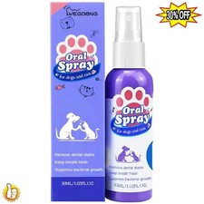 US Pet oral care spray for cats and dogs with stains and bad breath