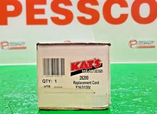5️ 28200 KAT'S HEATERS REPLACEMENT CORD 5' 120V PESSCO OFFERING 1 G112125-1-2 🗽