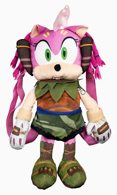 Plüsch-Maskottchen-Rucksack Sonic Prime Amy