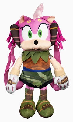 PMI Plüsch-Maskottchen-Rucksack Sonic Prime Amy
