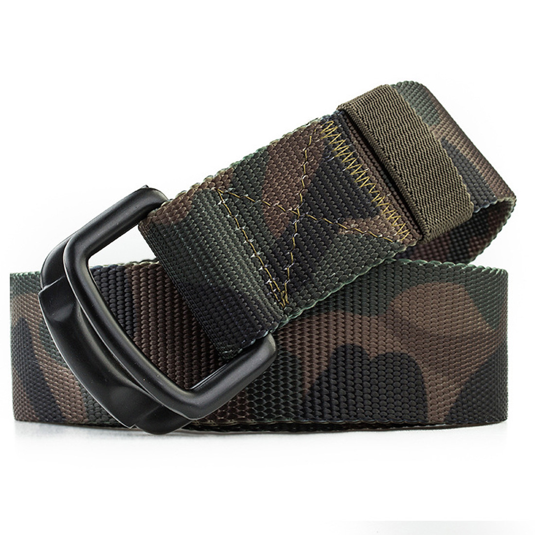 1.5" Double Loops Buckle Nylon Belt Mens Tactical Combat Training