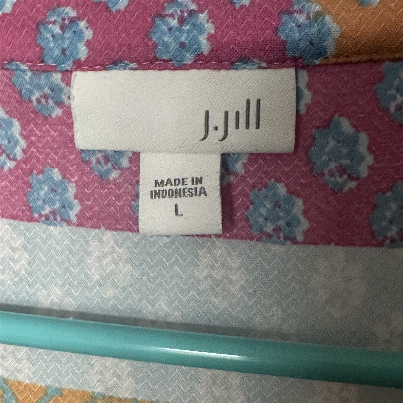 J. Jill patchwork sleeveless button down collarle… - image 4