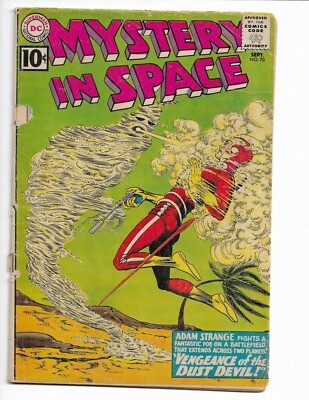 MYSTERY IN SPACE 70 - G+ 2.5 - ADAM STRANGE ''VENGENCE OF THE DUST DEVIL1'' (1961)