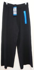 Splendid Women's Wide Leg Soft Sweater Pullon Pants Size L Black