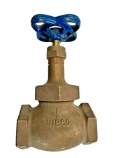 NIBCO T-235-Y Bronze Globe Valve w/ Teflon Disc 1" NPT Ends Class 150 / 300-WOG