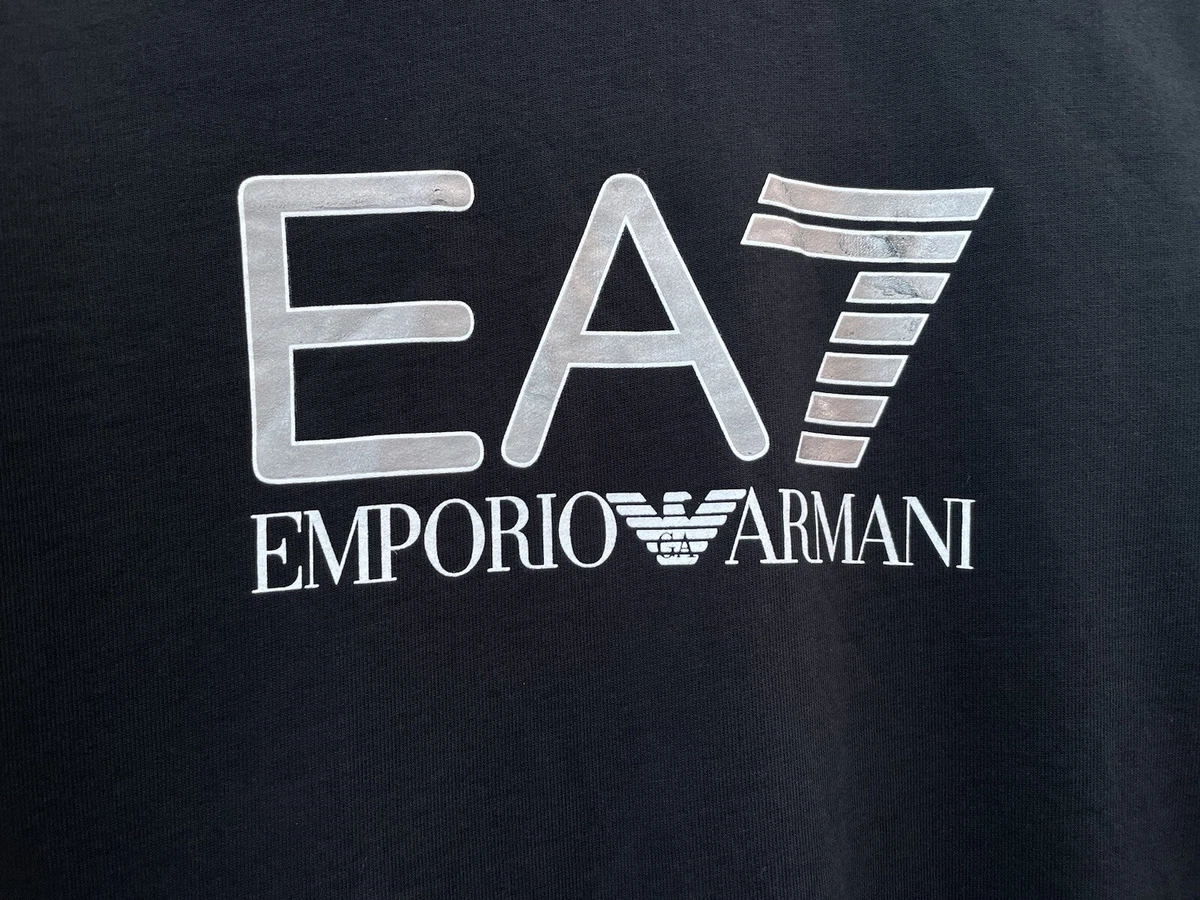 EA7 Emporio Armani Junior Kids Long Sleeved Sweatshirt Black