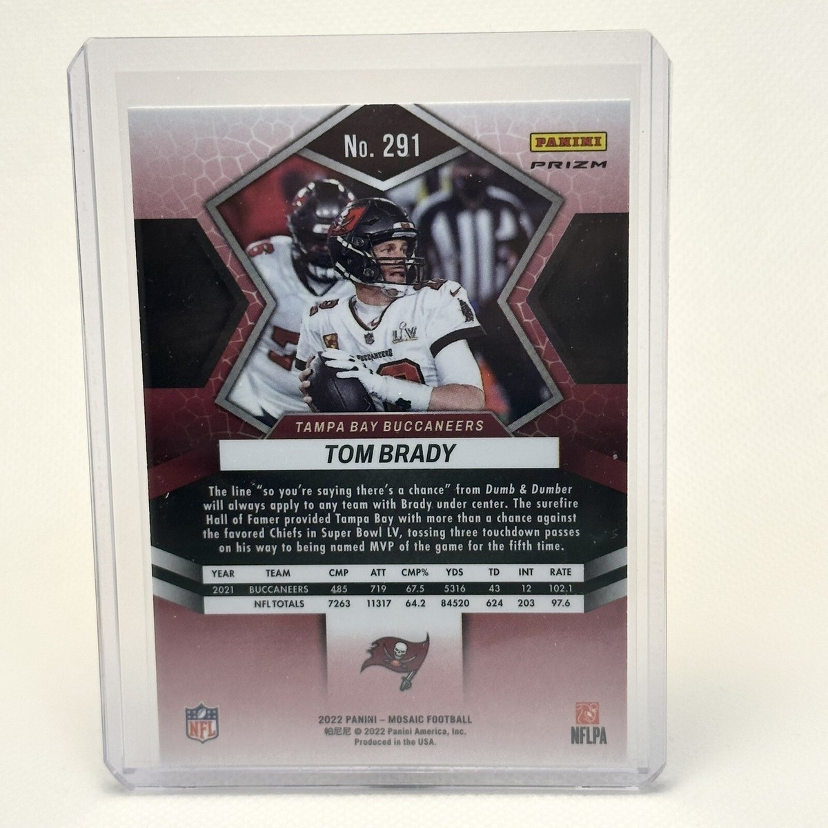 Tom Brady (BUCCANEERS) 2022 Panini Mosaic Super Bowl LV MVP GREEN