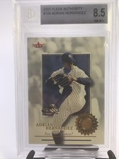 2001 Adrian Hernandez R/C Fleer Authority #105 Beckett: 8.5: NM-MT+ 0120/2001