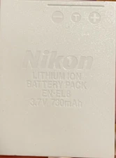 Nikon EN-EL8 Battery (730mAh) - Compatible with Nikon Coolpix Cameras
