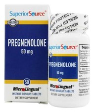 Superior Source - Pregnenolone 50 mg. - 50 Quick Dissolve Tablets