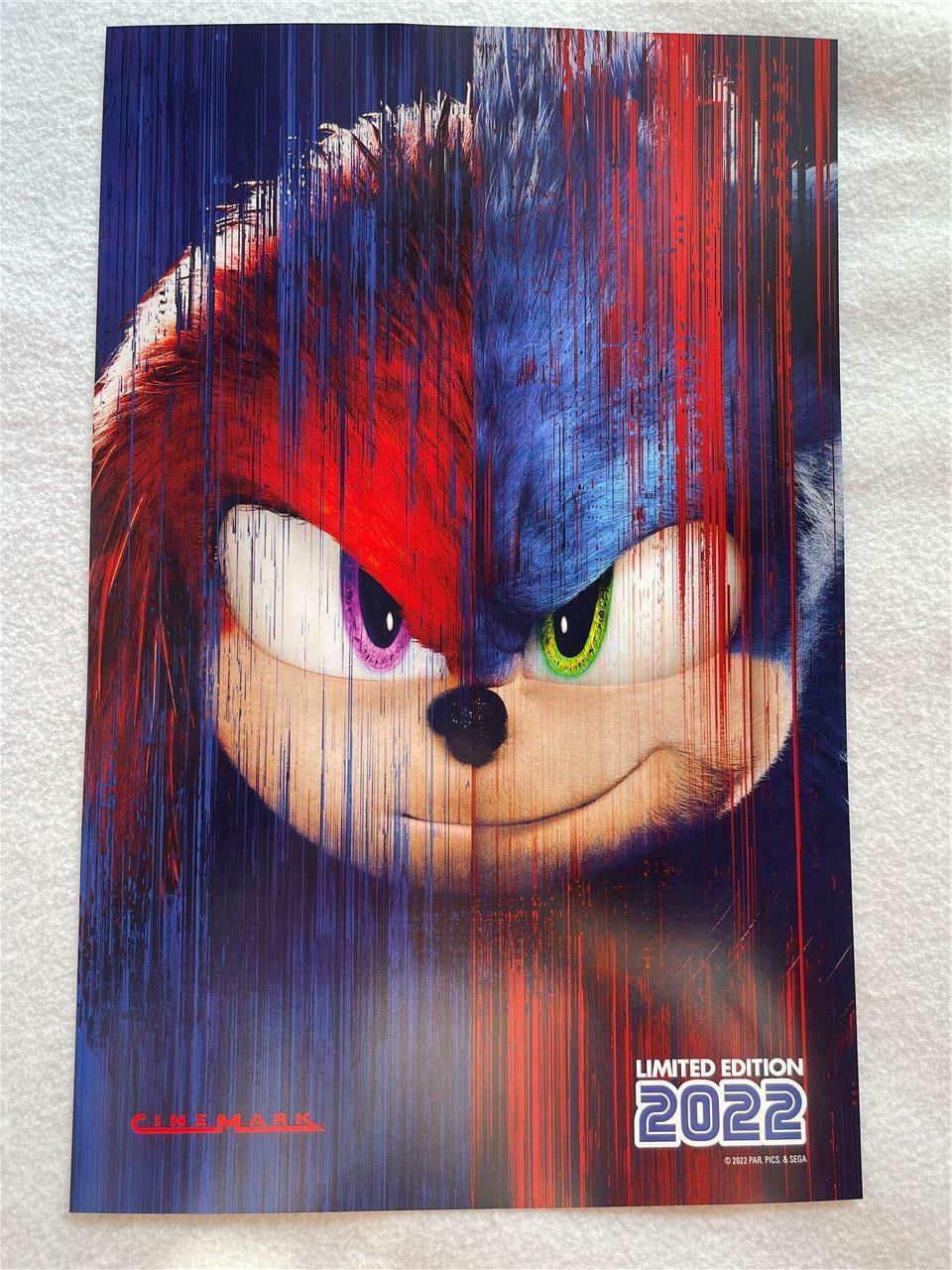 Sonic The Hedgehog 2 movie poster absolutely nails it