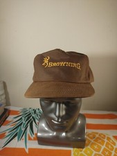 Vintage Yupoong Browning Brown Hat Hunting Deer