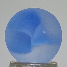 Vintage Frosted Cat's Eye Marble .62 Inches Near-Mint Condition