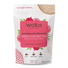Waka — No Sugar Added & Unsweetened Pomegranate Flavored Green Instant Tea