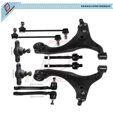 For 2007-2012 Hyundai Elantra 10Pcs control arm tie rod end ball joint sway bar