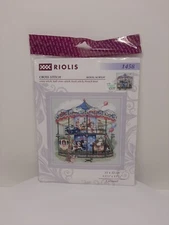 Riolis "Carousel" Cross Stitch Kit 13¾" x 13¾" Wool Acrylic French Knot #1458 