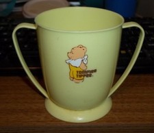 Vintage Baby Tommee Tippee Cup Yellow Used Infant No Lid