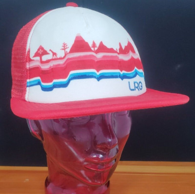 LRG TRUE HEADS We Get Much Dome Foam Trucker Boarder Cap Hat Snapback