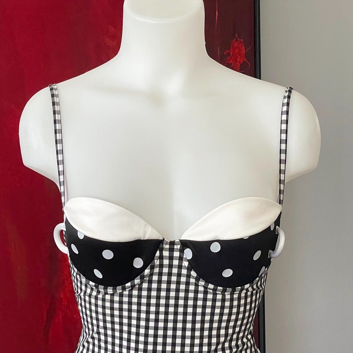 ワンピース MOSCHINO Y2K Y2k Vintage Moschino Red Tank Top, Japanese Woman Geisha