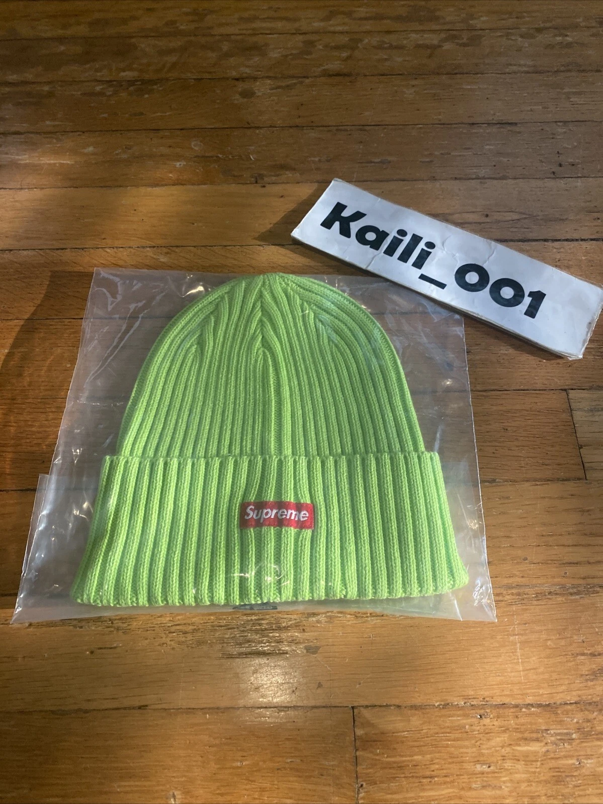 Supreme Overdyed Beanie SS19 Lime C