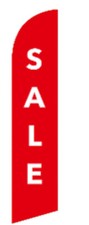 Sale Advertising Feather Flag Flutter Swooper Banner Sale