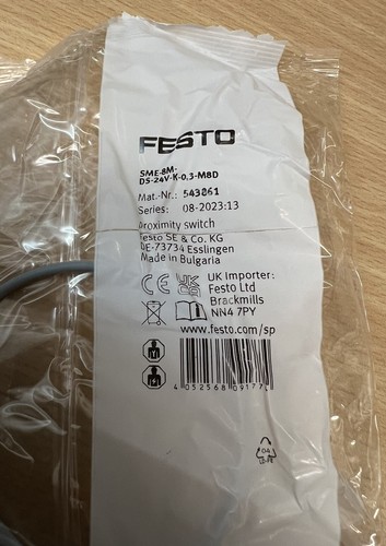 Festo 543861 SME-8M-DS-24V-K-0,3-M8D Näherungssensor - Bild 2 von 3