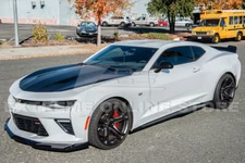 ZL1 Style GLOSSY BLACK Front Lip Splitter & Side Skirts For 16-Up Camaro SS