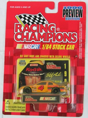 Racing Champions 1996 Preview Edition Sterling Marlin #4 Kodak Yellow