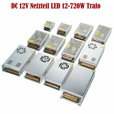 LED Trafo Netzteil DC 5V/12V /24V 1-60A Schaltnetzteil Netzadapter Driver