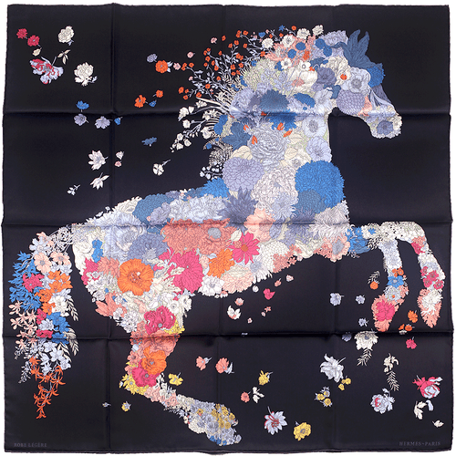 NWT Hermes Scarf ROBE LEGEREE 90cm Silk Foulard THEO DE GUELTZL