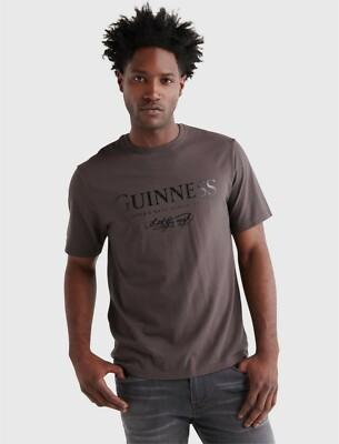 NWT MEN'S LUCKY BRAND GUINNESS ST JAMES'S GATE BLACK T-SHIRT - SIZE X-LARGE (XL)