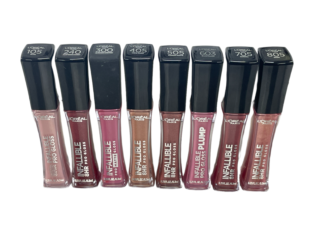 L'oreal Infallible Pro Gloss 8Hr (0.21oz/6.3ml) You Pick | eBay