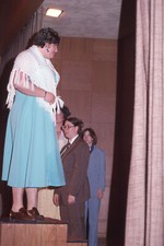 YOUNG MAN DRESSED IN WOMENS CLOTHES, 1970's CROSS DRESSING PHOTO SLIDE