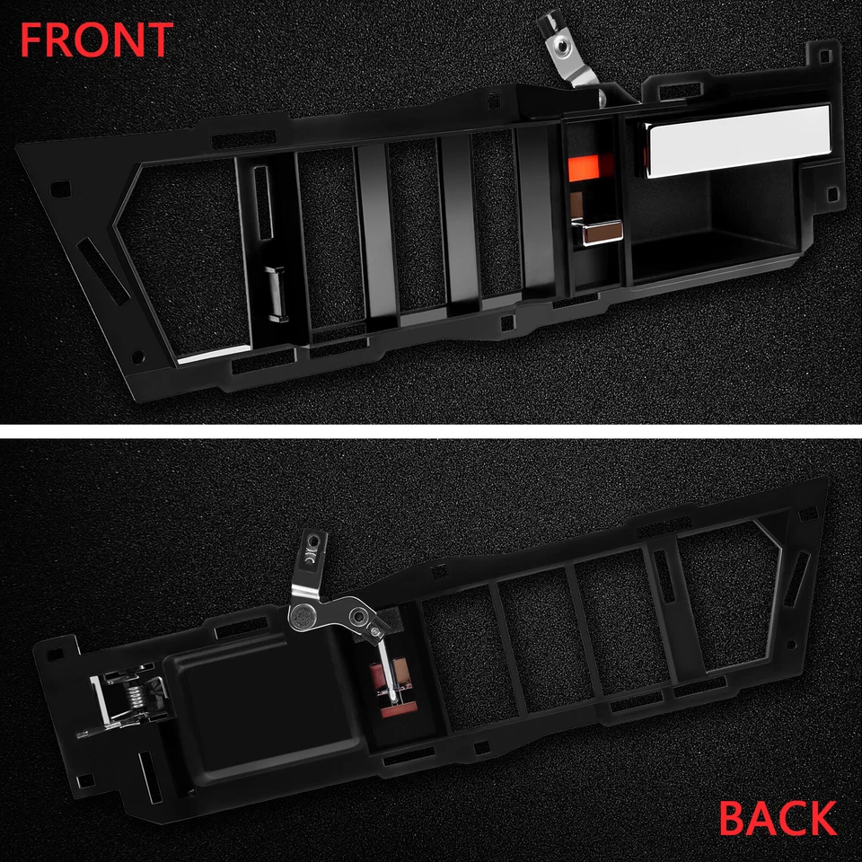 Manija de puerta delantera interior negra lado izquierdo del conductor para GMC C6000 7000 1990-1996 Foto 3 de 4