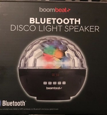 boombeatz bluetooth disco light speaker