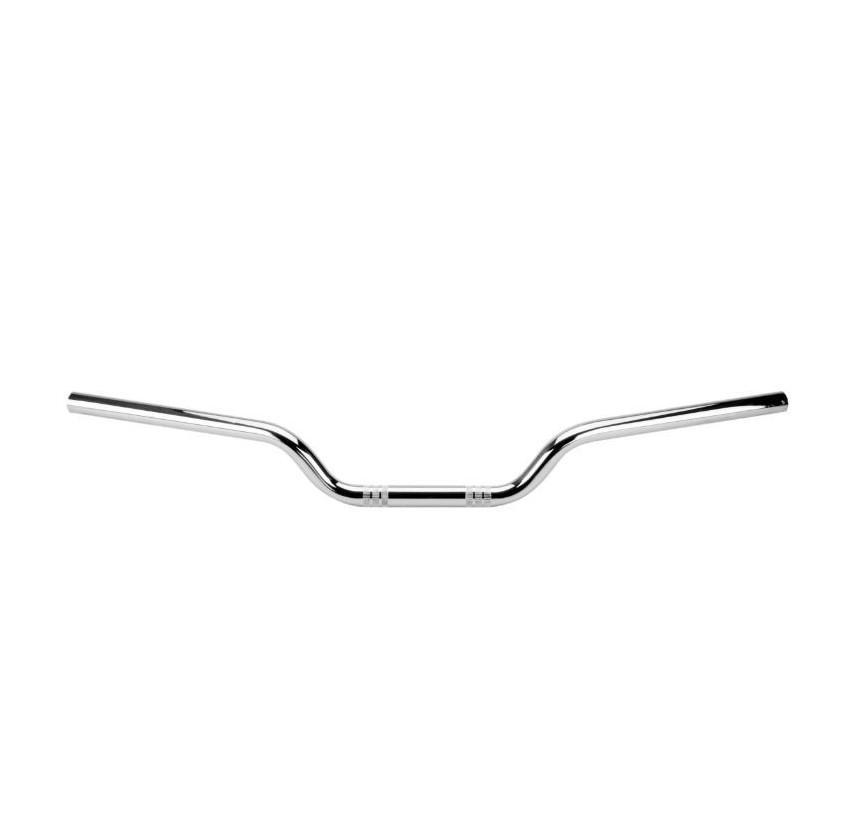 Guidon Domino vintage chromé 22 mm, la haute finition pour moto