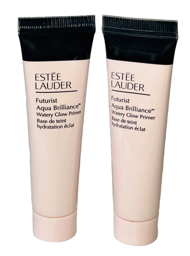 Lotto di 2: Estee Lauder Futurist Aqua Watery Glow Primer 15 ml * 2 = 1 oncia ~ valore $ 44 - Foto 2 di 3