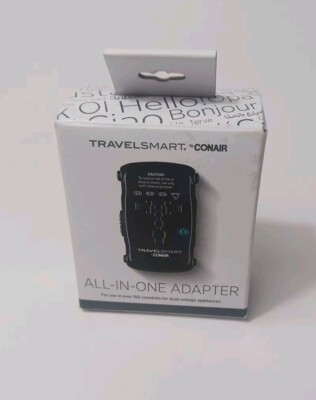 Travel Smart by CONAIR All-in-One Plug-In Adapter 110v For Use In 150 Countries 