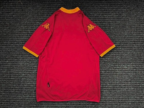 Vintage Kappa AS ROMA 2007-2008 Herren Fussballtrikot Trikot Italien GRÖSSE: M - Bild 2 von 7