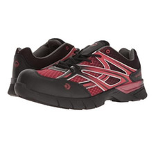 WOLVERINE Men's JETSTREAM W10692 Black/Red CARBONMAX SAFETY-TOE SHOES - 13 M