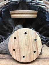 1 - EASY GRIP   Profiled Canary Wood Turkey Friction Call Pot  No Tools Needed