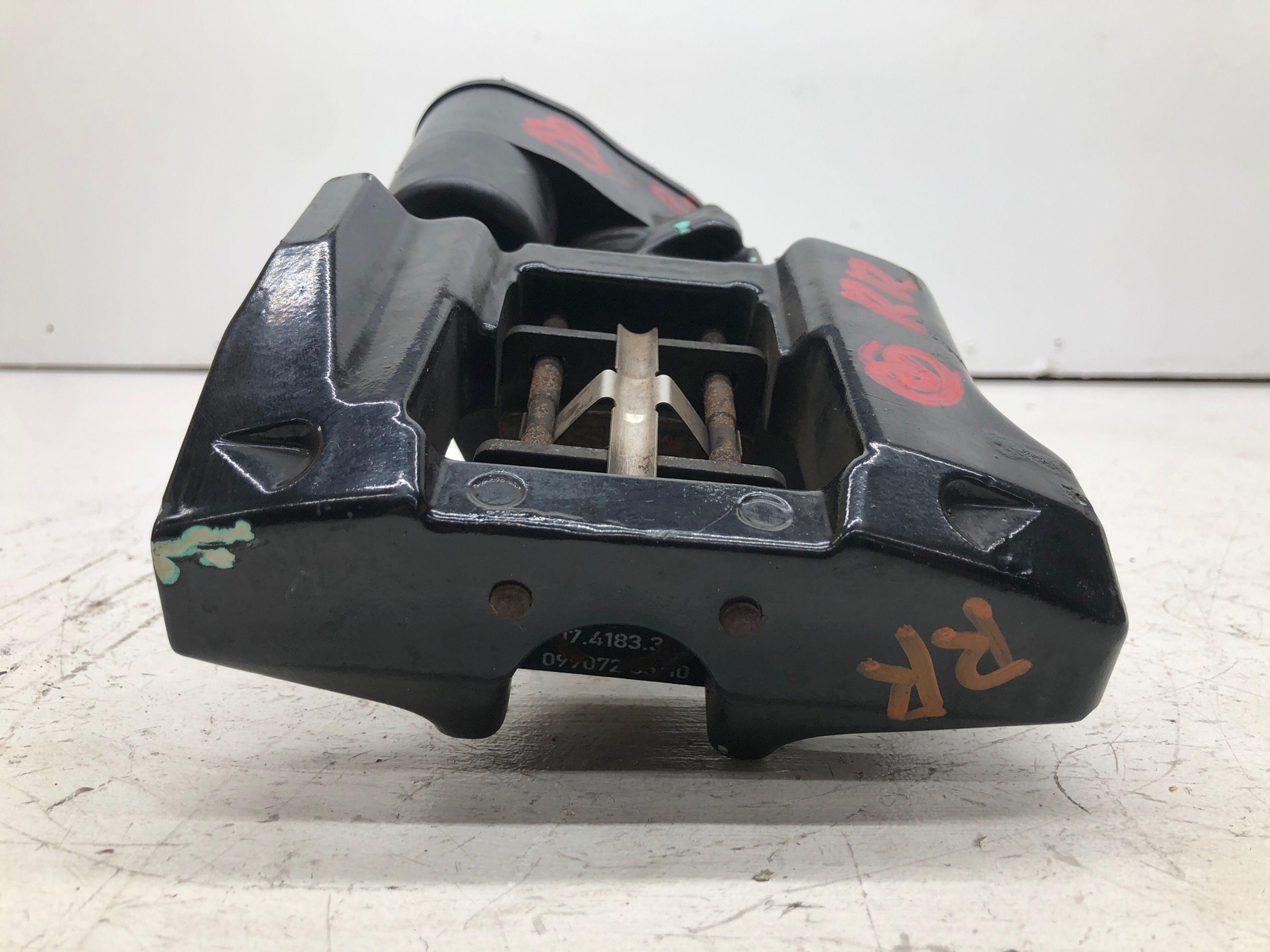 2011 ASTON MARTIN RAPIDE RIGHT REAR ELECTRONIC PARKING BRAKE CALIPER BLACK OEM