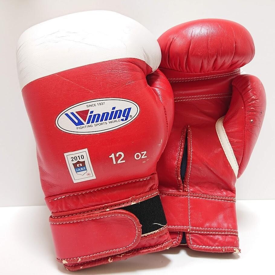 Winning ボクシンググローブ アマチュア試合用 12オンスFP-1200 Winning Boxing Gloves 12oz FP-1200 Magic Tape For amateur